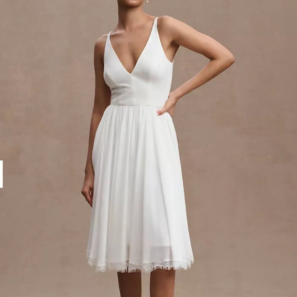 Dress The Population Alicia Chiffon A-Line Dress